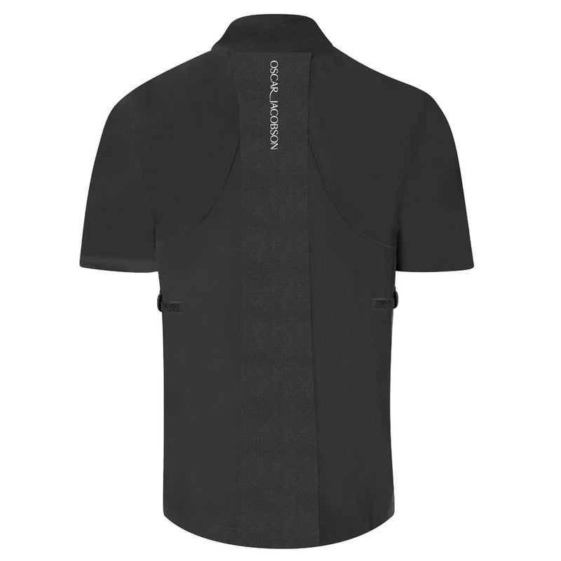 Oscar Jacobson Arlington Short Sleeved Waterproof Top - Black/Pewter