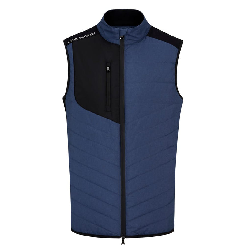 Oscar Jacobson Baynes Padded Gilet - Savoy Blue