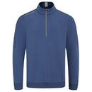 Oscar Jacobson Drew 1/4 Zip Pullover - Savoy Blue