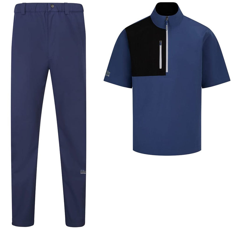 Oscar Jacobson Arlington/Paterson Short Sleeved Waterproof Suit - Savoy Blue/Black/Navy