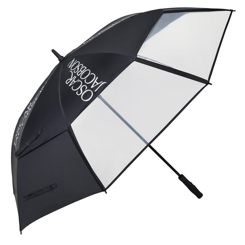 Oscar Jacobson Derby Clearview Dual Canopy Umbrella - Black