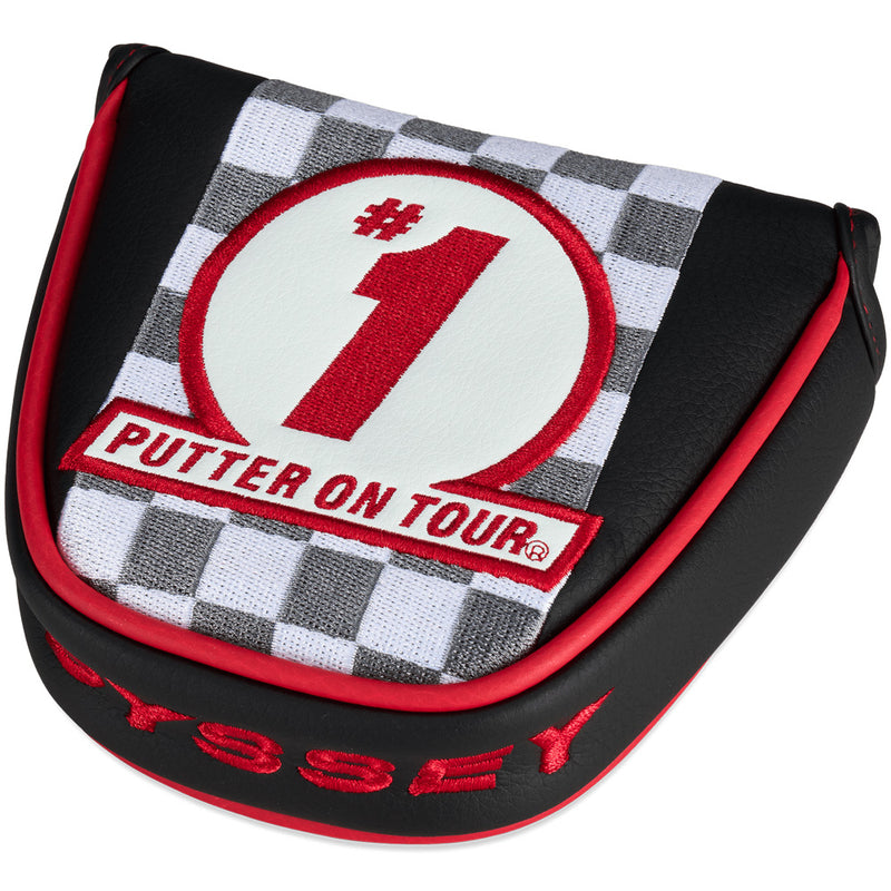 Odyssey Tempest Mallet Putter Headcover - Black/Red