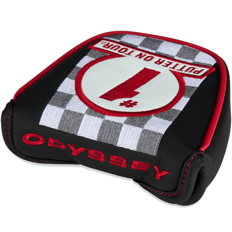 Odyssey Tempest Mallet Putter Headcover - Black/Red