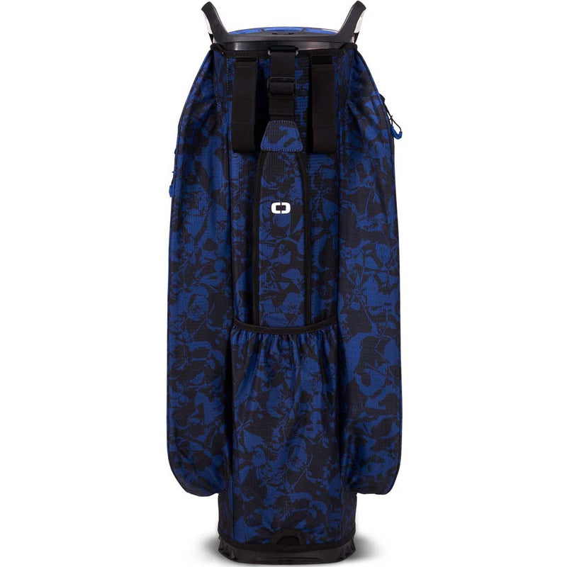 Ogio Golf All Elements Silencer Waterproof Cart Bag - Blue Floral Abstract