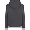 Original Penguin 1/4 Zip Colour Block Hoodie - Dark Caviar Heather