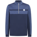 Original Penguin 1/4 Zip Heritage Block Pullover - Black Iris