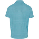 Original Penguin All Over Golf Ball Print Polo Shirt - Blue Atoll