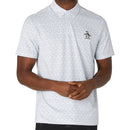 Original Penguin All Over Golf Ball Print Polo Shirt - Bright White