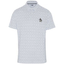 Original Penguin All Over Golf Ball Print Polo Shirt - Bright White