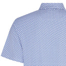 Original Penguin All Over Heritage Geo Print Polo Shirt - Amparo Blue