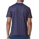 Original Penguin All Over Pete Print Polo Shirt - Black Iris