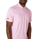 Original Penguin All Over Pete Print Sleeve Polo Shirt - Gelato Pink