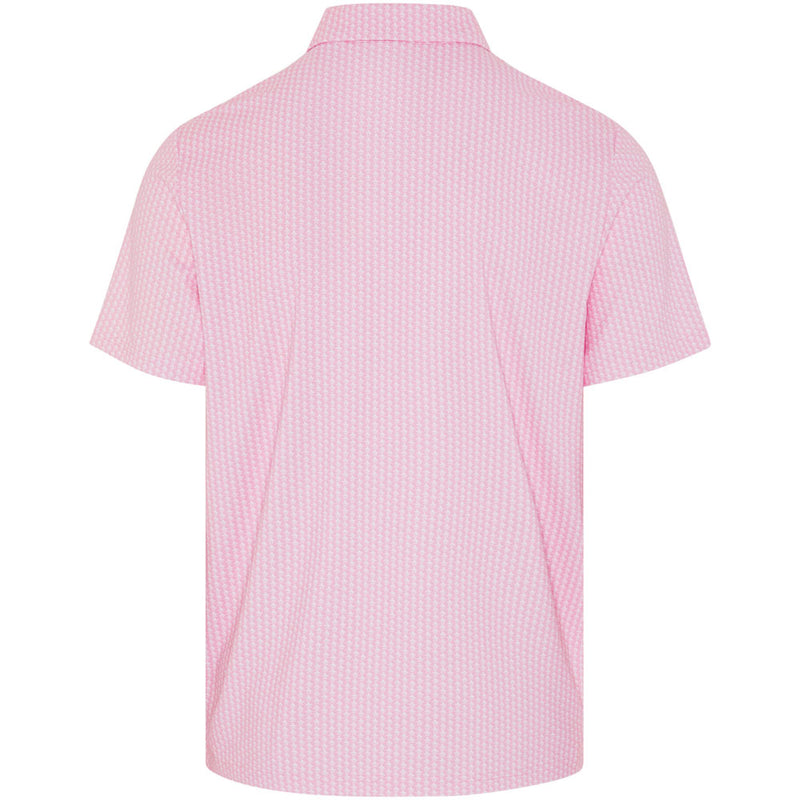 Original Penguin All Over Pete Print Sleeve Polo Shirt - Gelato Pink