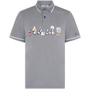 Original Penguin Barback Pete Oxford Polo Shirt - Black Iris