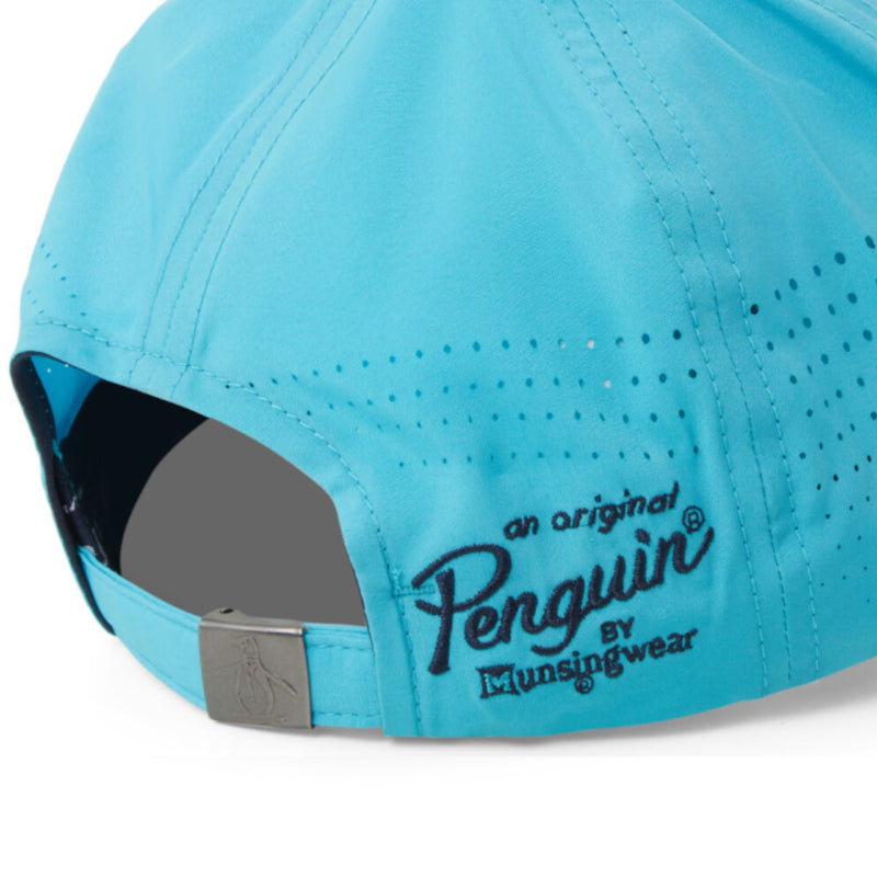 Original Penguin Country Club Perforated Cap - Blue Atoll