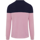 Original Penguin Heritage Colour Block Sweater - Gelato Pink