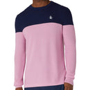 Original Penguin Heritage Colour Block Sweater - Gelato Pink