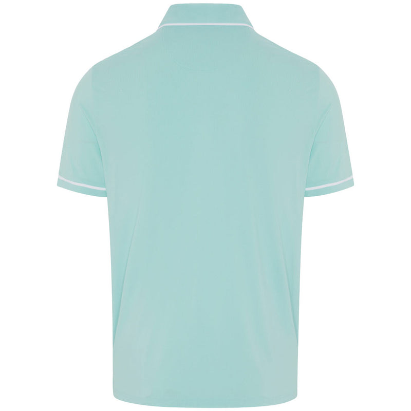 Original Penguin Heritage Polo Large Pete Logo Polo Shirt - Tanager Turquoise