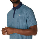 Original Penguin Original Micro Floral Polo Shirt - Black Iris