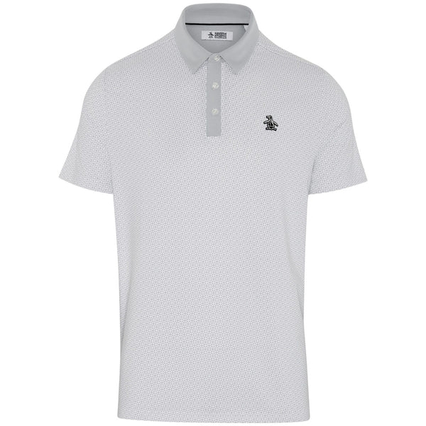Original Penguin Original Micro Floral Polo Shirt - Bright White