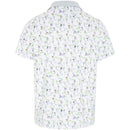 Original Penguin Pete On The Course Large Pete Logo Polo Shirt - Bright White