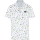 Original Penguin Pete On The Course Large Pete Logo Polo Shirt - Bright White