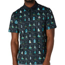 Original Penguin Pete's Flash Cards Polo Shirt - Caviar