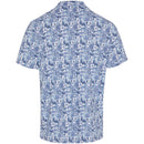 Original Penguin Pete's Game Grid Print Polo Shirt - Black Iris