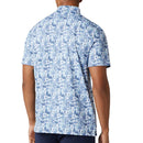 Original Penguin Pete's Game Grid Print Polo Shirt - Black Iris