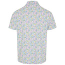 Original Penguin Pete's Game Grid Print Polo Shirt - Bright White