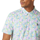 Original Penguin Pete's Game Grid Print Polo Shirt - Bright White