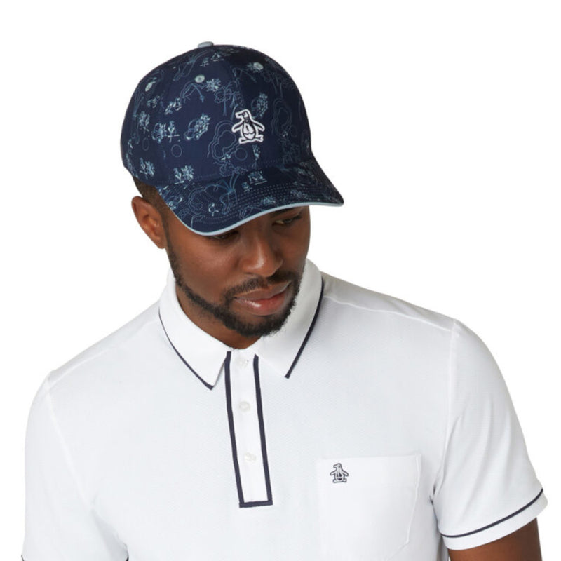 Original Penguin Season Of Love Pete Print Cap - Black Iris