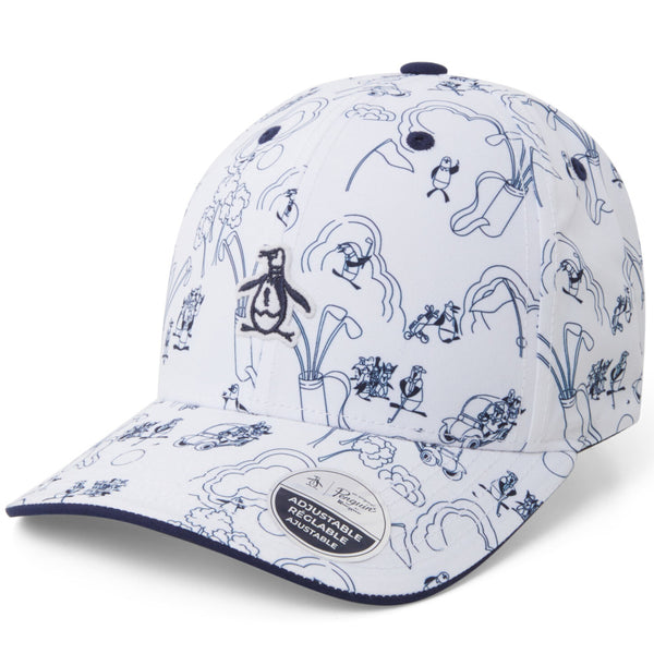 Original Penguin Season Of Love Pete Print Cap - Bright White