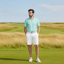 Ping Orlando Polo Shirt - Green Bay/White