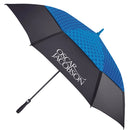 Oscar Jacobson Gio Print Dual Canopy Umbrella - Black/Cobalt
