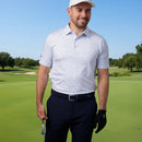 Glenmuir Overton Polo Shirt - White/Tahiti