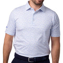 Glenmuir Overton Polo Shirt - White/Tahiti