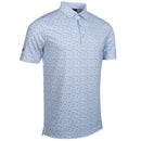 Glenmuir Overton Polo Shirt - White/Tahiti