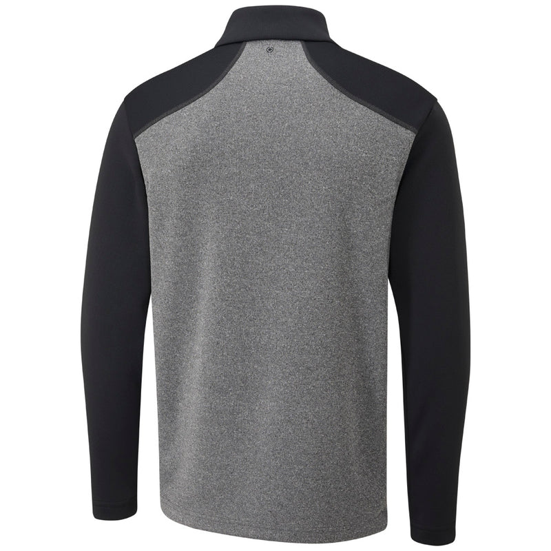 Ping Ramsey 1/2 Zip Pullover - Black Marl/Black