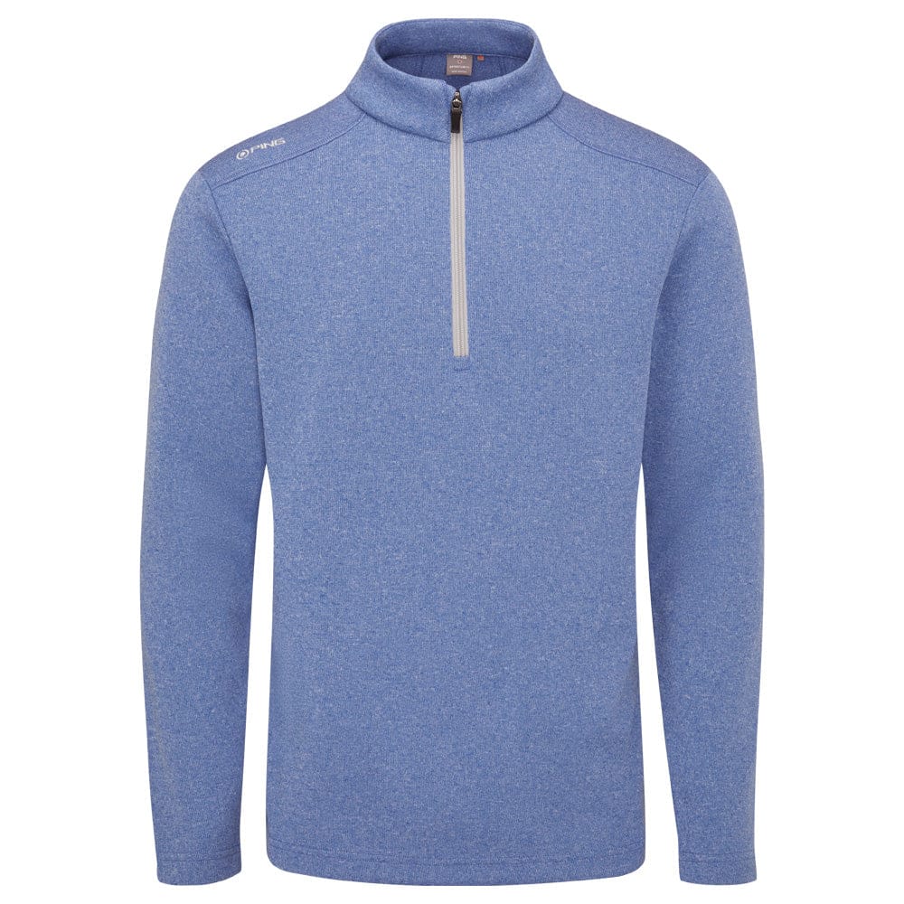 Ping Ramsey 1/2 Zip Sweater - Bright Cobalt Marl