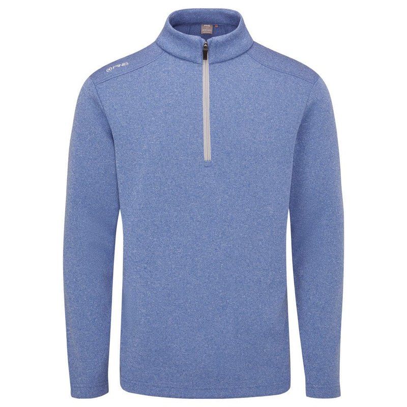 Ping Ramsey 1/2 Zip Sweater - Bright Cobalt Marl