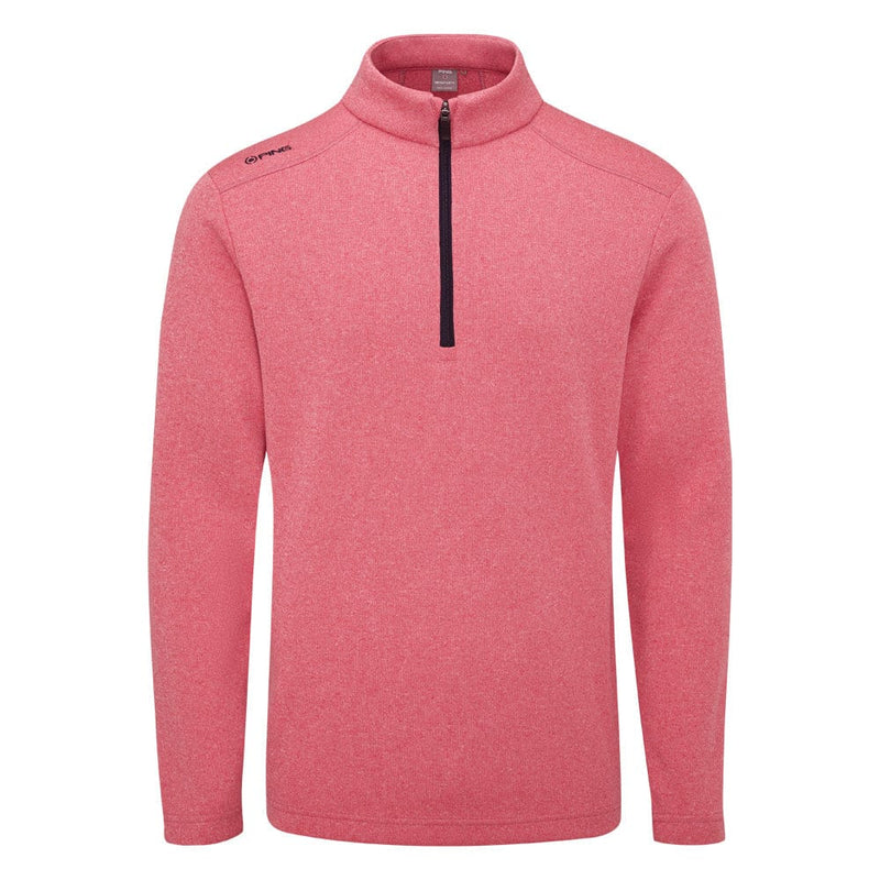 Ping Ramsey 1/2 Zip Sweater - Rhapsody Pink Marl