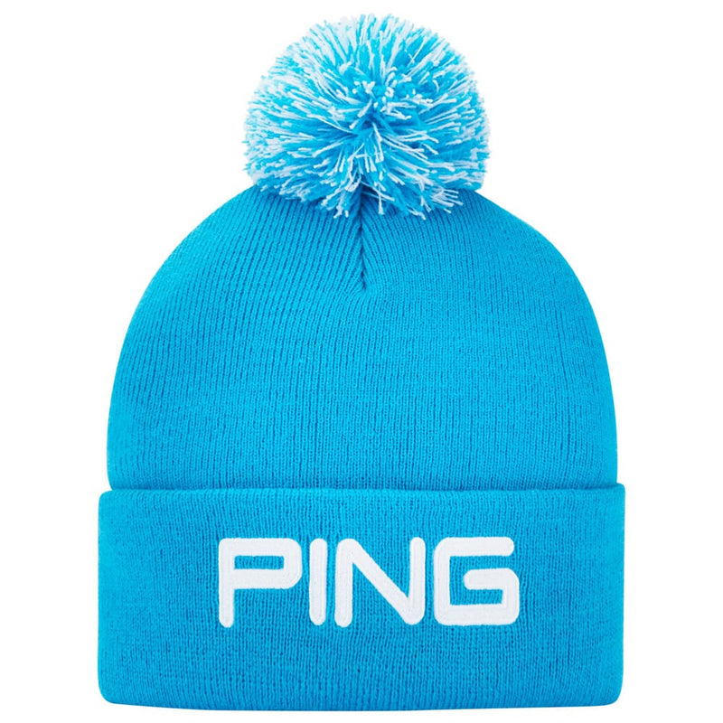 Ping Classic Bobble Hat - Cyan
