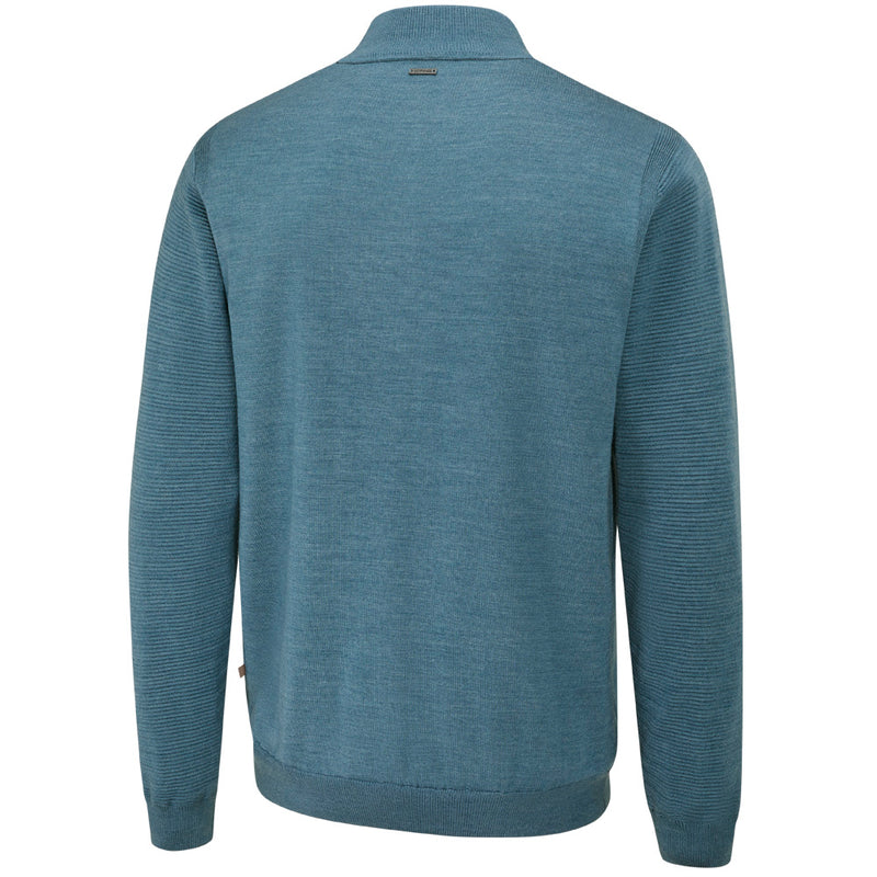 Ping Croy 1/2 Zip Pullover - Blue Fusion Marl