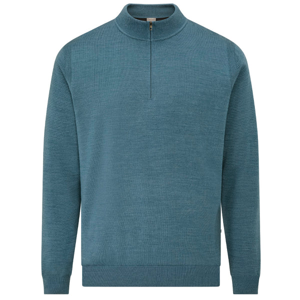 Ping Croy 1/2 Zip Pullover - Blue Fusion Marl