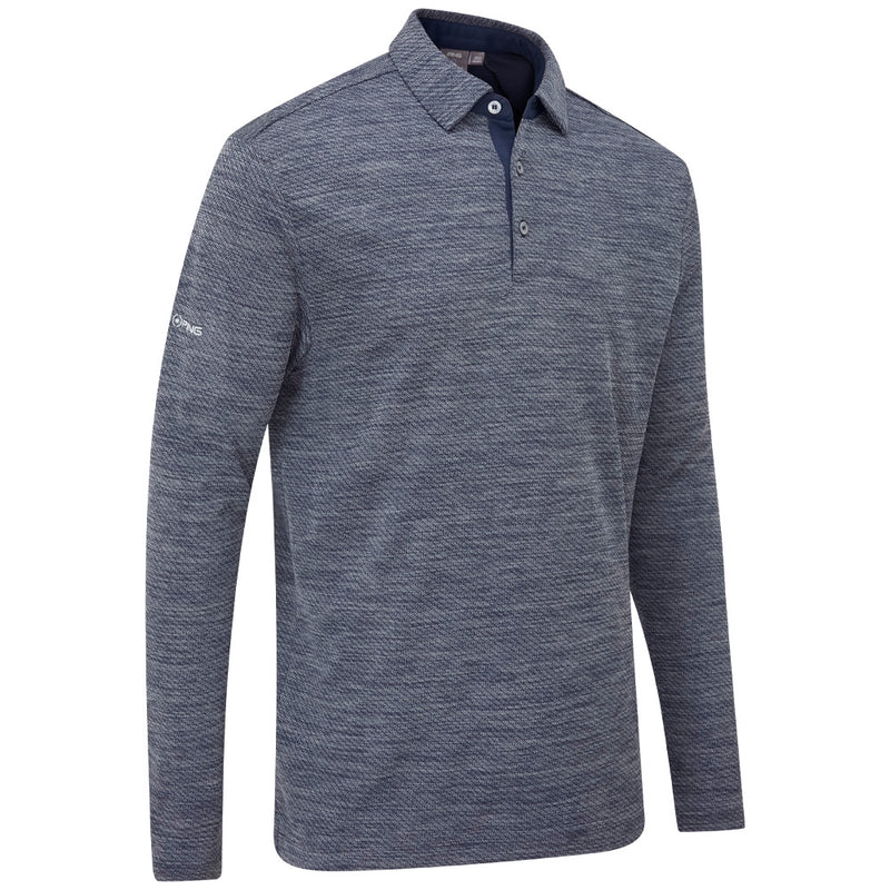 Ping Creek Polo Shirt - Navy Melange