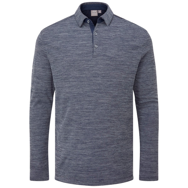 Ping Creek Polo Shirt - Navy Melange