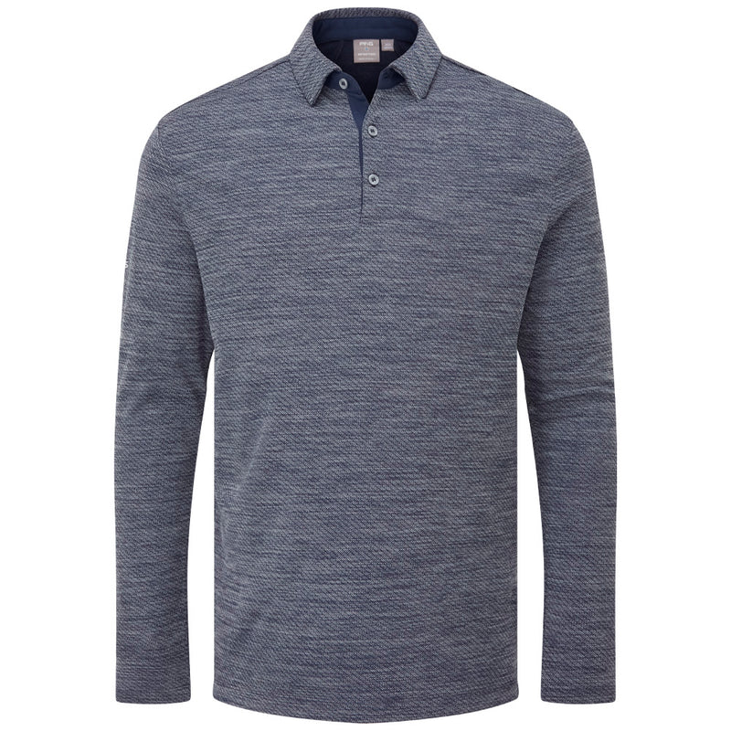 Ping Creek Polo Shirt - Navy Melange