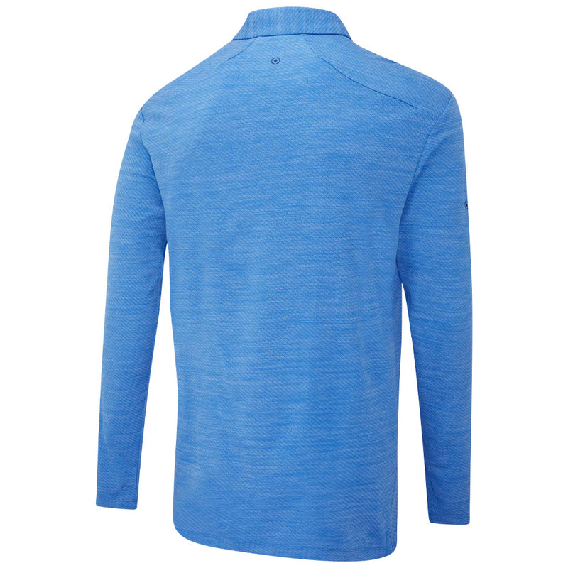Ping Creek Polo Shirt - Tidal Blue Melange