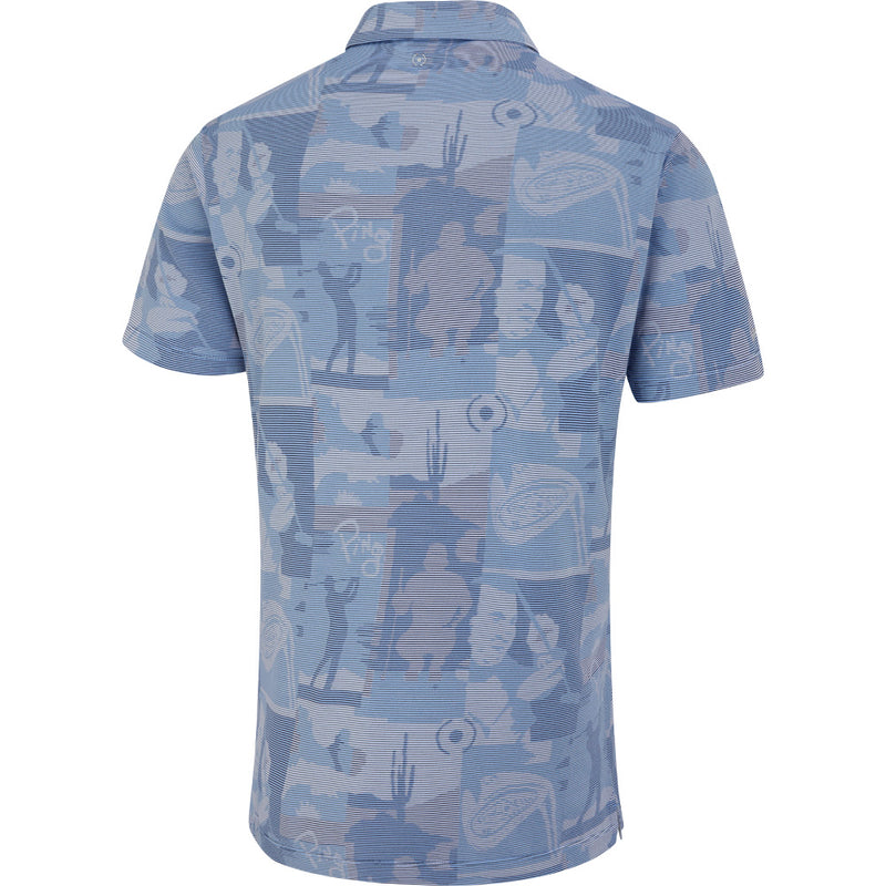 Ping Legacy Polo Shirt - Cornflower Blue Multi